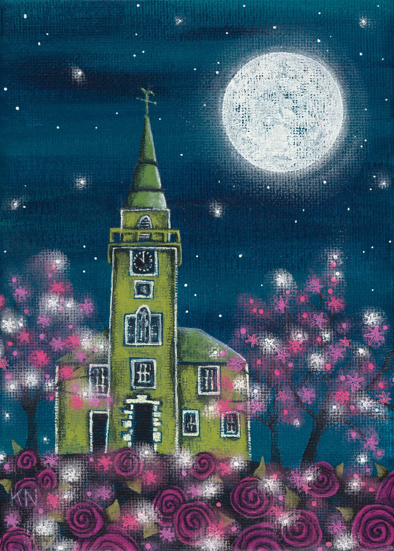 Steeple in Spring